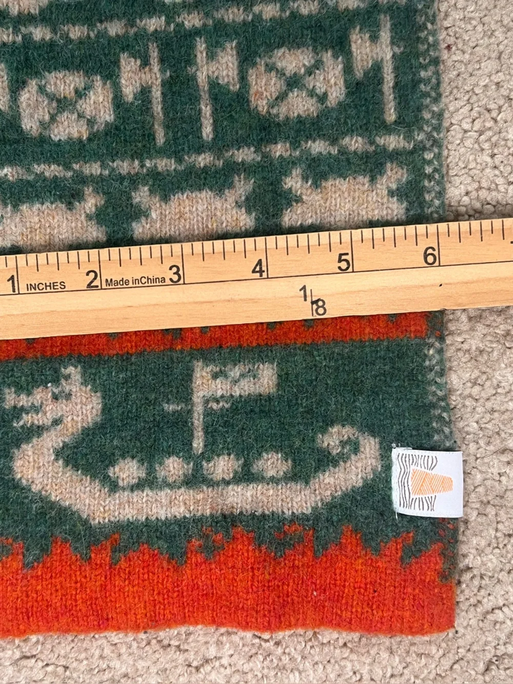 Shetland Woolen Co this scarf